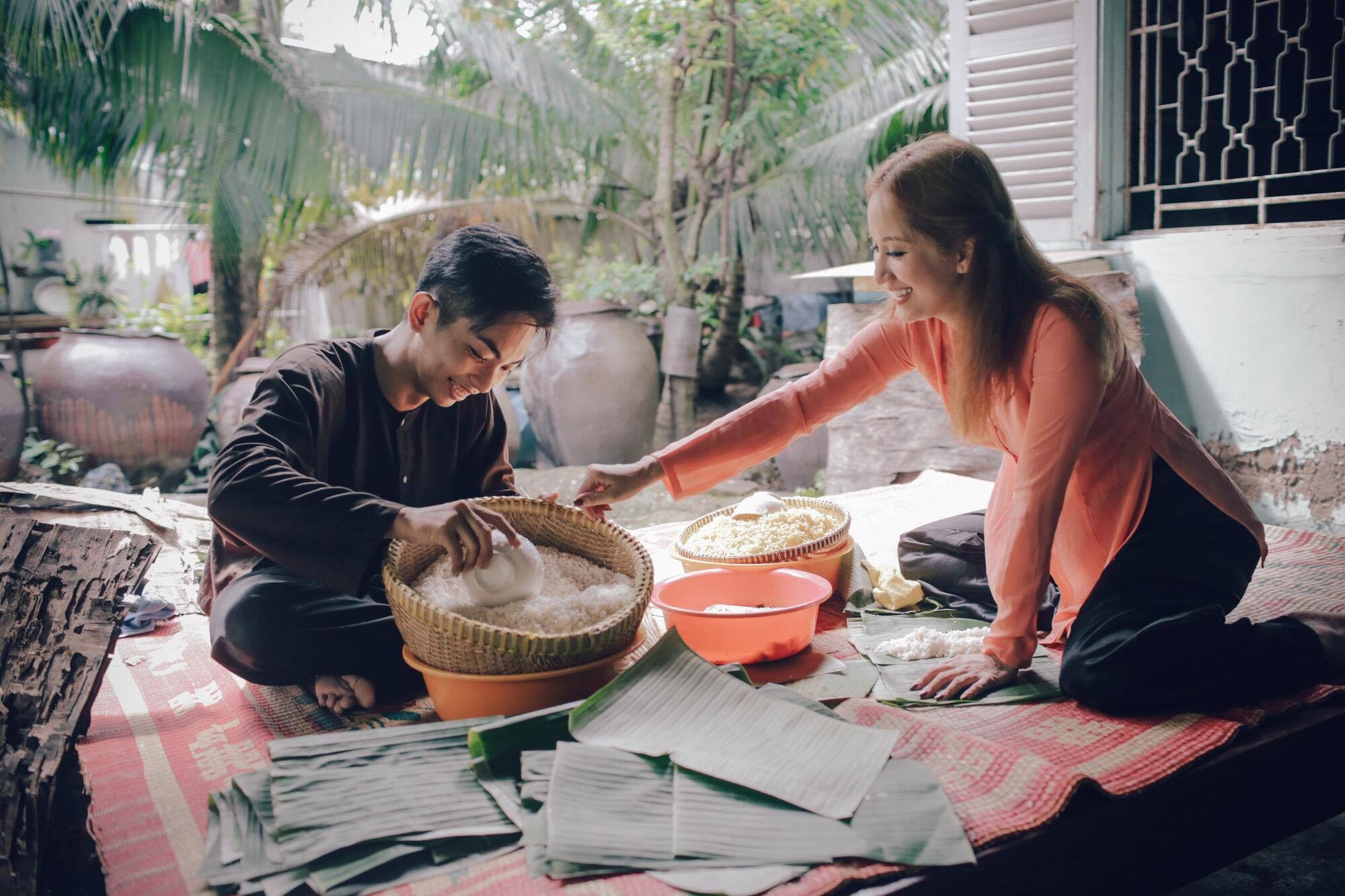 Khanh Thi,  Phan Hien chup anh Tet anh 3