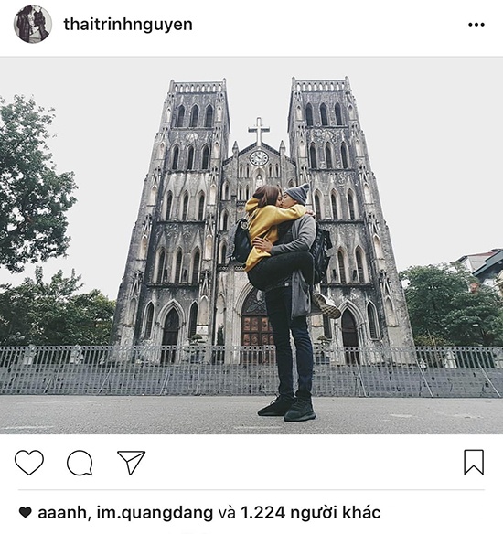 Quang Dang dang yeu Thai Trinh anh 1