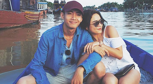 Vu cong Quang Dang thua nhan dang yeu Thai Trinh hinh anh