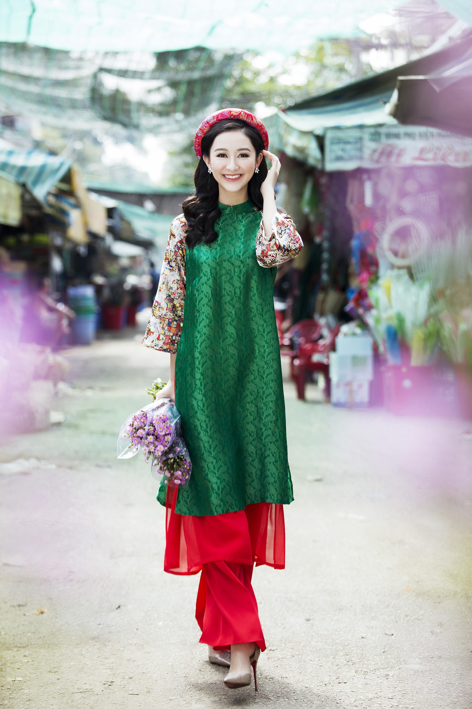 Ha Thu duyen dang ao dia truyen thong anh 3