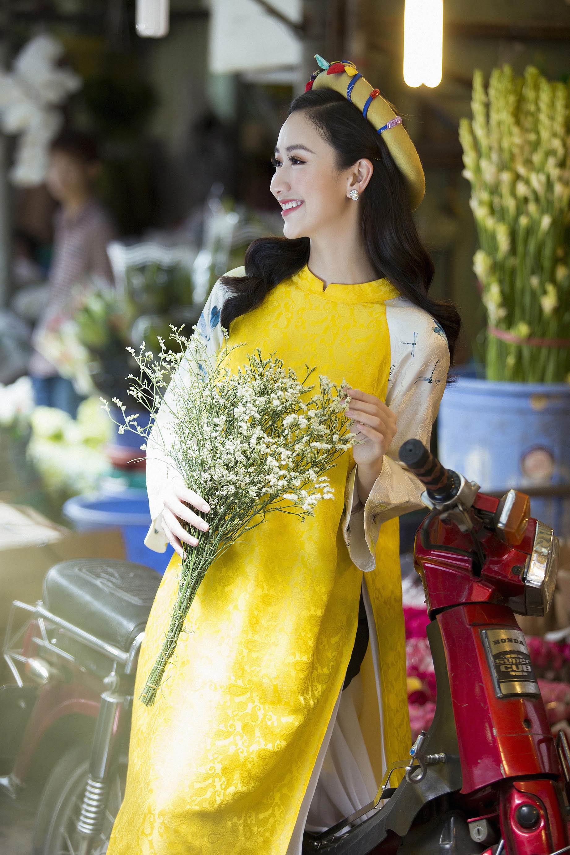 Ha Thu duyen dang ao dia truyen thong anh 5