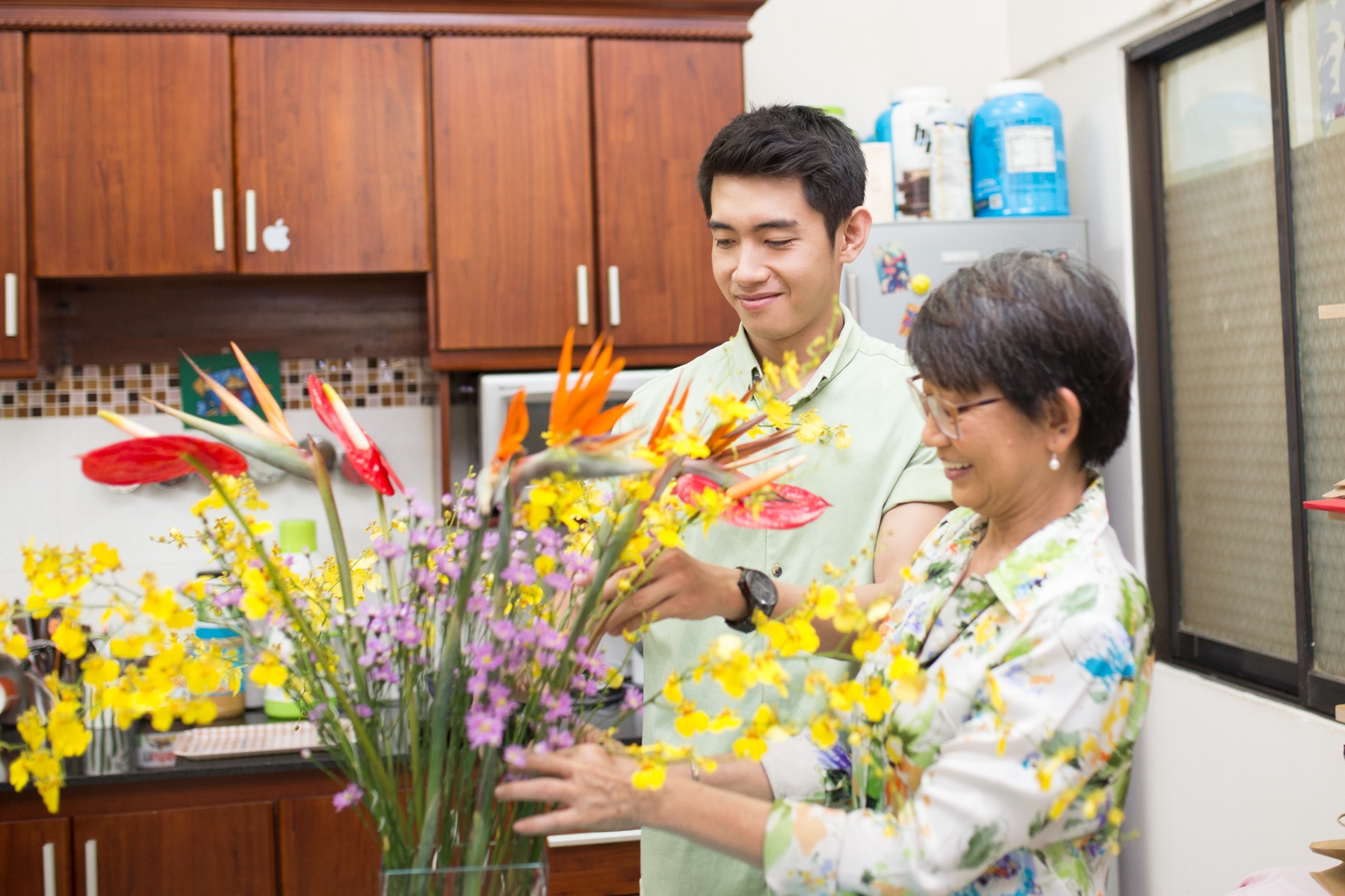 Tham nha vu cong Quang Dang vao mong 1 Tet anh 6