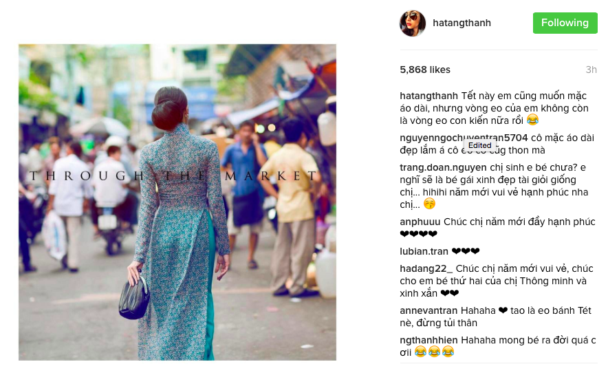 Tăng Thanh Hà nuối tiếc vì không mặc được áo dài ảnh 1 Tang Thanh Ha nuoi tiec vi khong mac duoc ao dai anh 1