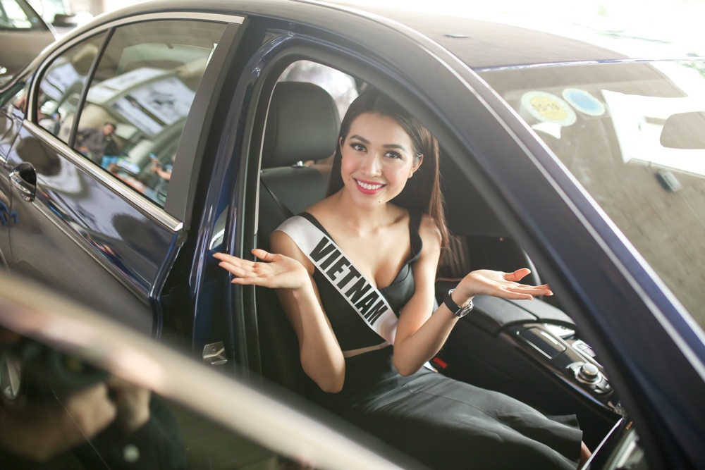 Lệ Hằng về nước sau Hoa hậu Hoàn vũ ảnh 8 Le Hang ve nuoc sau Hoa hau Hoan vu anh 8