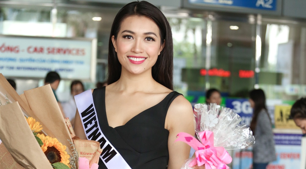 Le Hang tuoi tan ve nuoc sau Hoa hau Hoan vu hinh anh