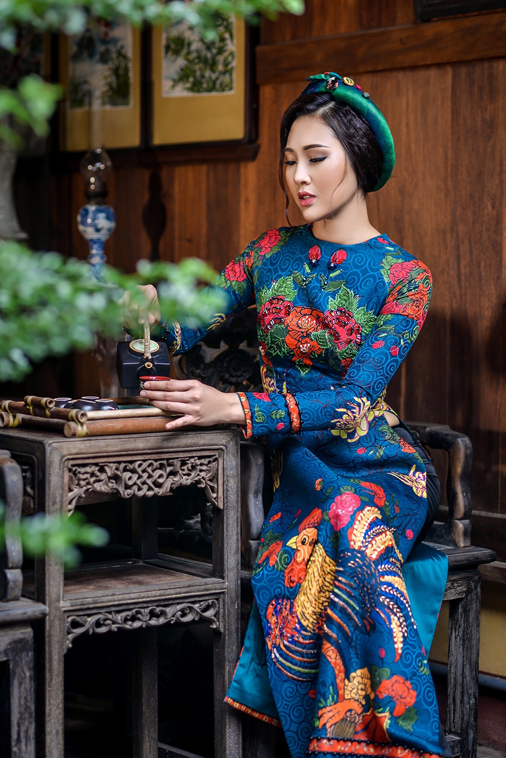 Diệu Ngọc thanh thoát trong tà áo truyền thống ảnh 6 Dieu Ngoc thanh thoat trong ta ao truyen thong anh 6