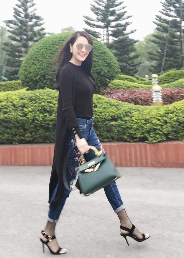 Sao Việt diện street styles sành điệu  ảnh 8 Sao Viet dien street styles sanh dieu anh 8