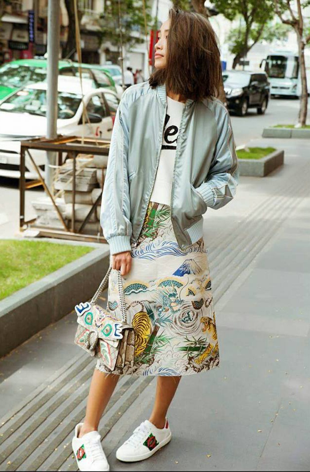 Sao Việt diện street styles sành điệu  ảnh 9 Sao Viet dien street styles sanh dieu anh 9