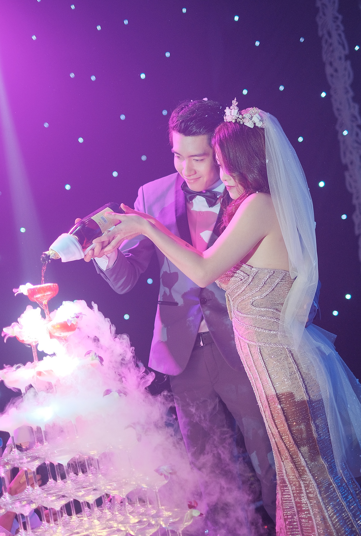 Quang Dang - Thai Trinh lam dam cuoi gia anh 5