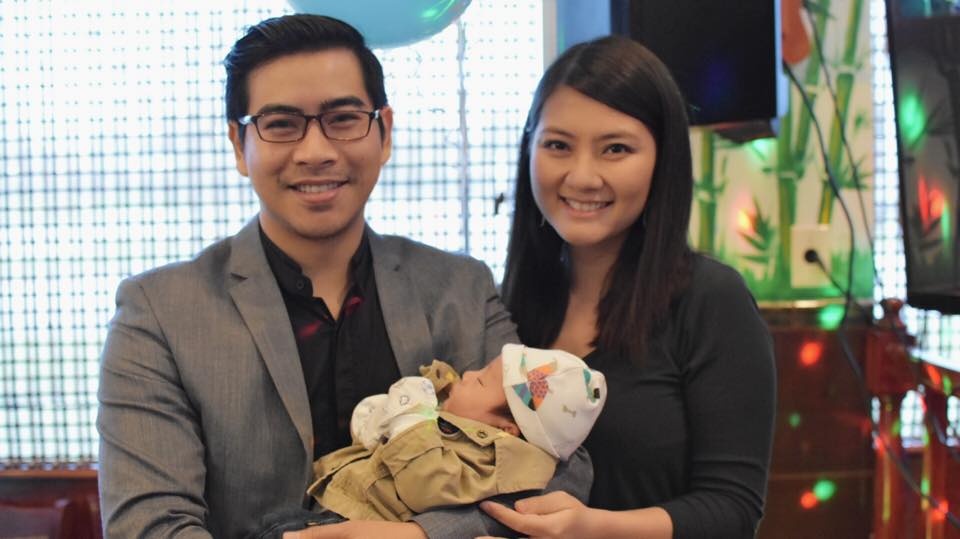 Ngoc Lan - Thanh Binh to chuc day thang con trai anh 1