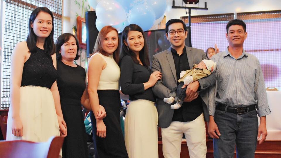 Ngoc Lan - Thanh Binh to chuc day thang con trai anh 6