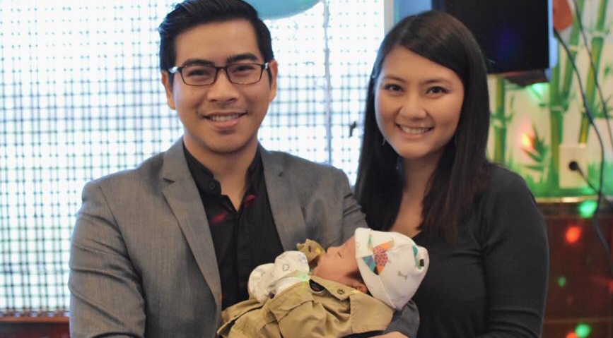 Ngoc Lan - Thanh Binh to chuc day thang con trai o My hinh anh