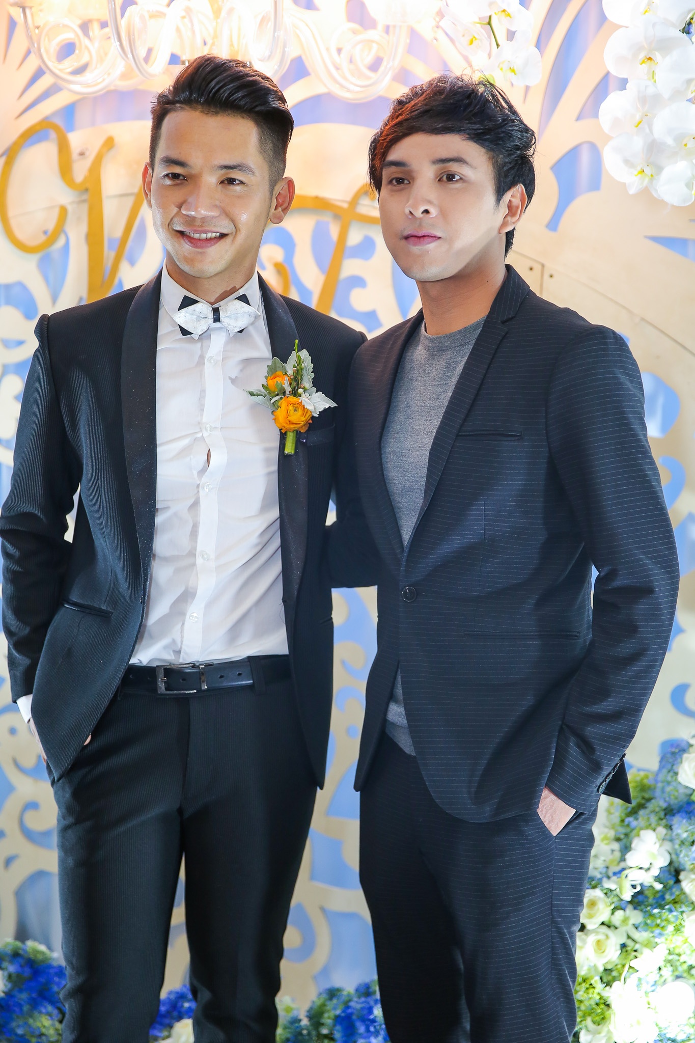 Hoai Lam du tiec cuoi Mai Quoc Viet cung ban gai anh 4