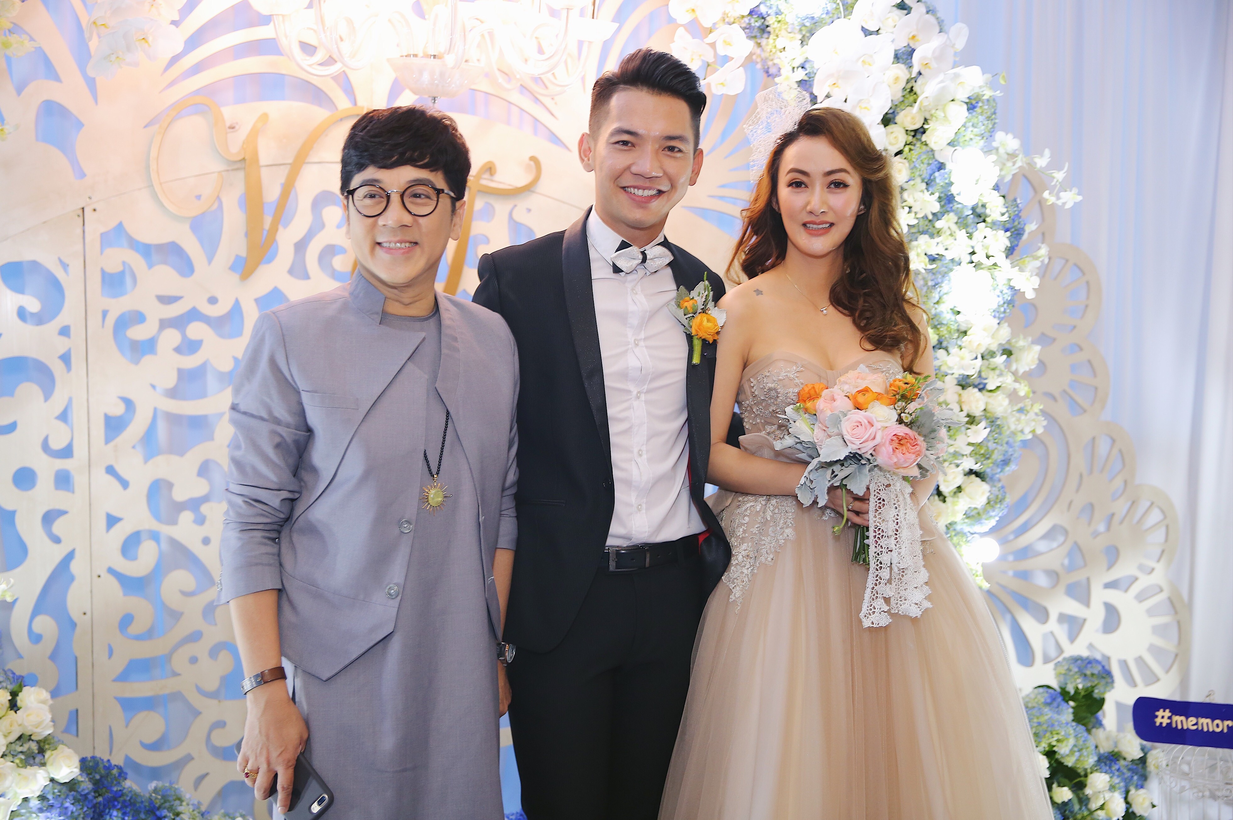 Hoai Lam du tiec cuoi Mai Quoc Viet cung ban gai anh 5