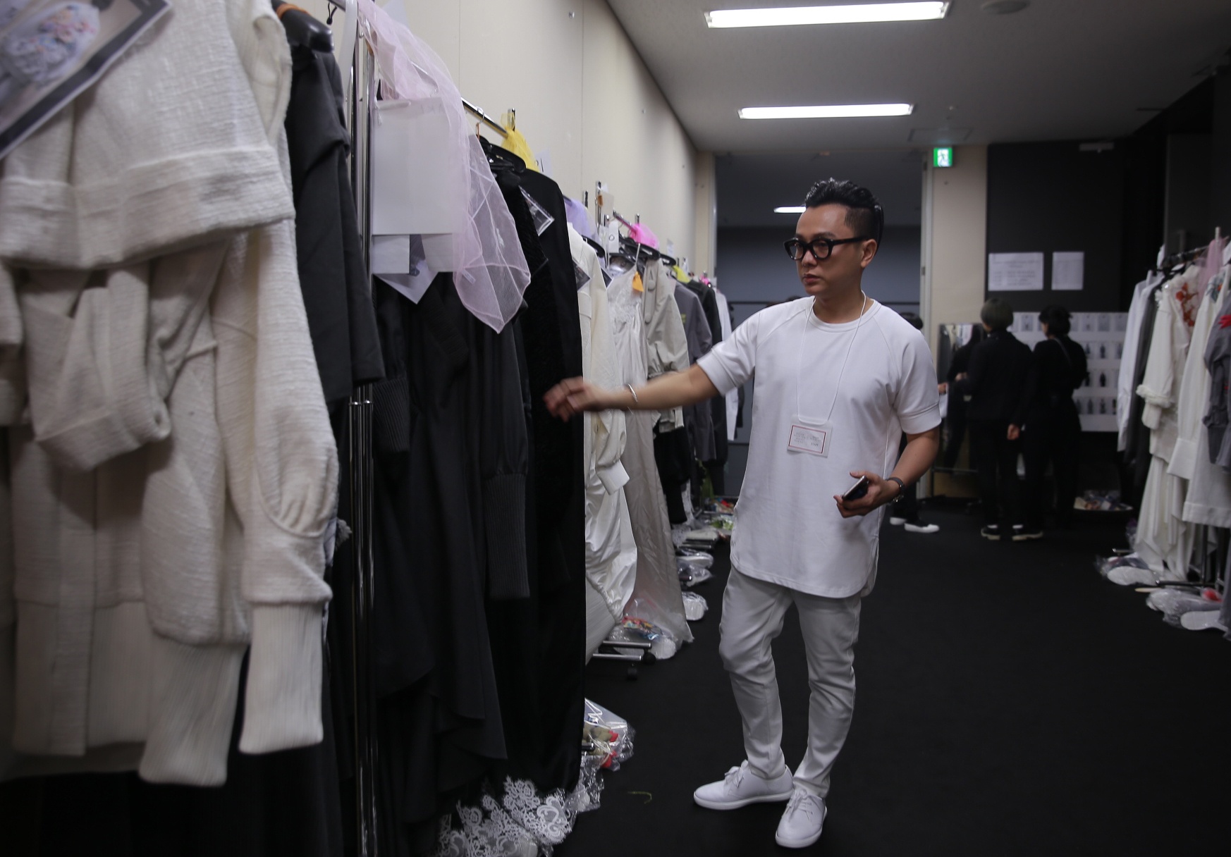 Thanh Hang o hau truong Tuan le Thoi trang Tokyo anh 4