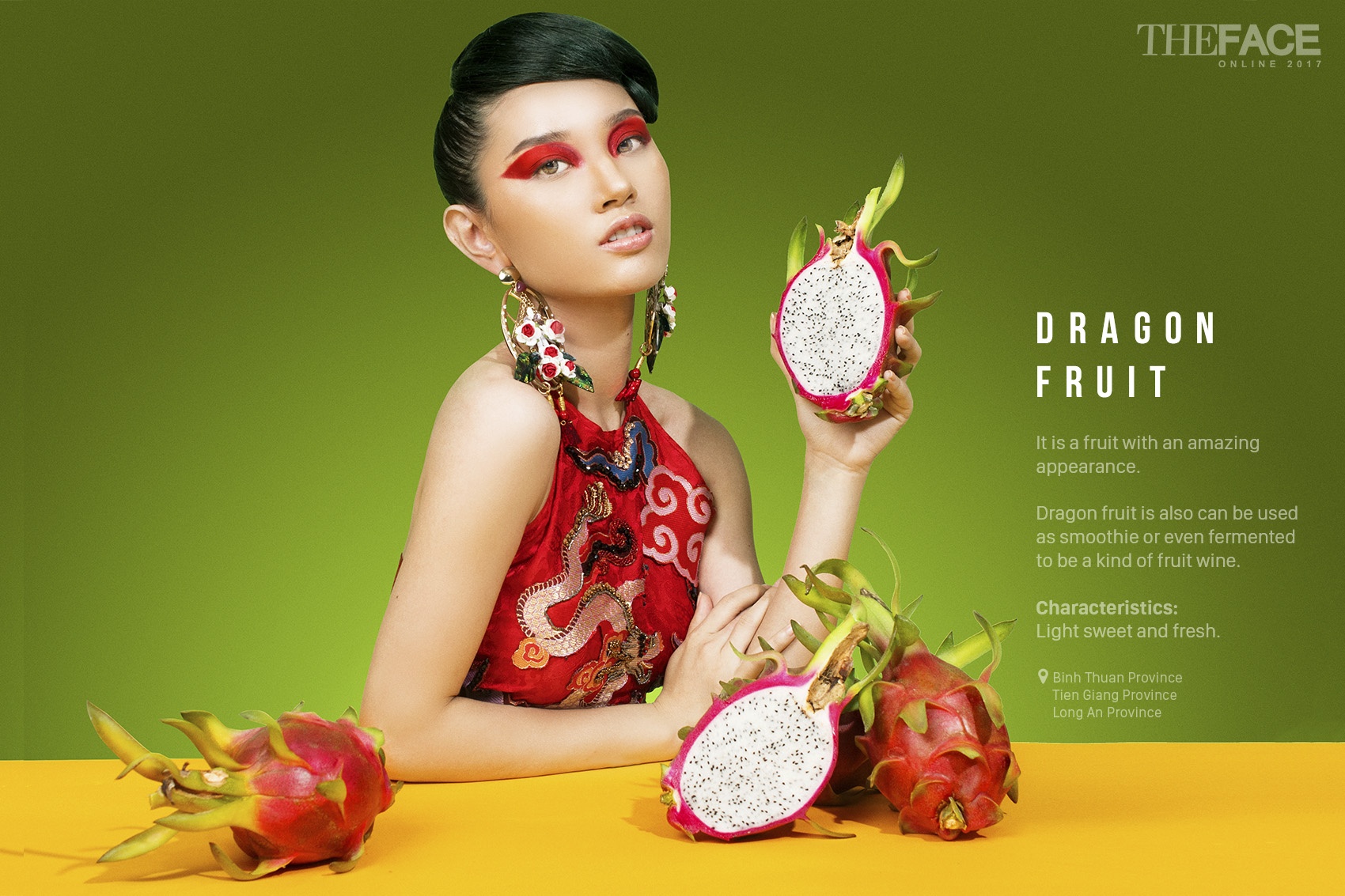 Top 9 The Face chup anh cung trai cay anh 4