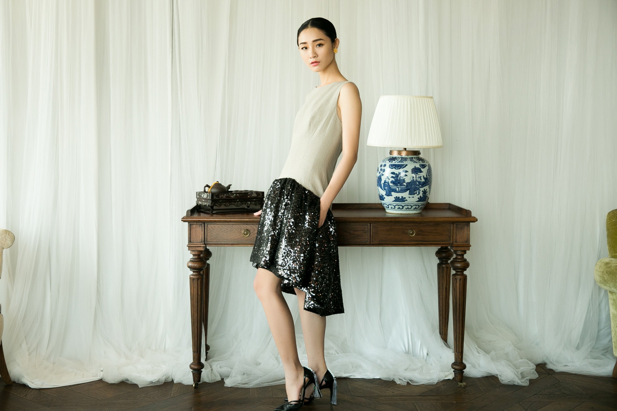 Dan my nhan o su kien anh 9