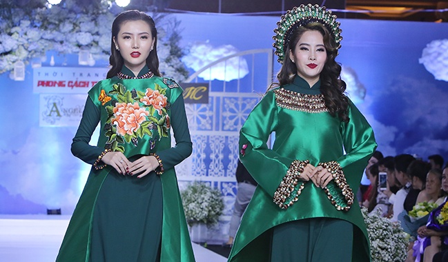 Nam Em, Ngoc Duyen dien ao dai la mat lam vedette hinh anh