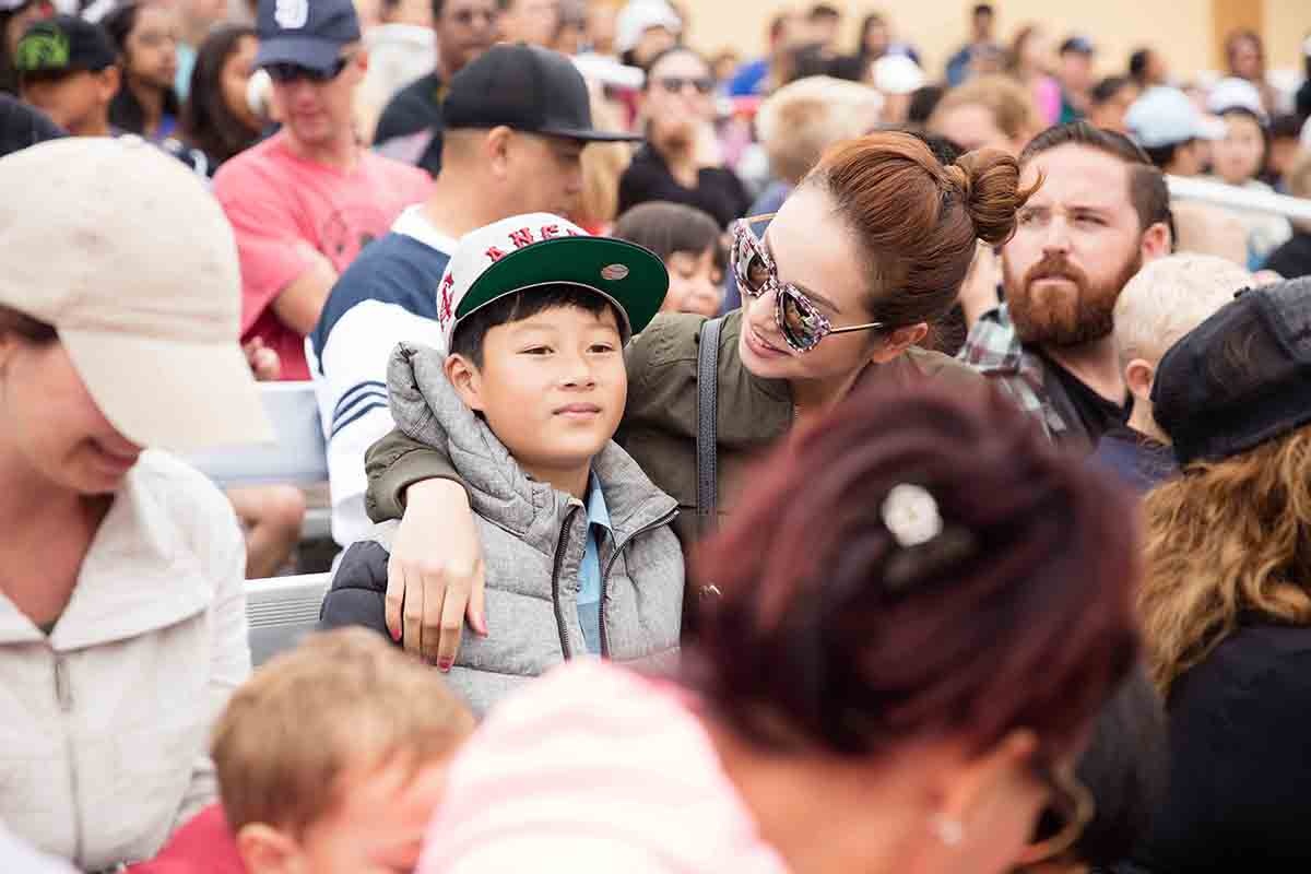 Jennifer Pham doan tu voi con trai anh 1