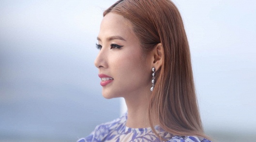 Hoang Thuy phan ung du doi khi team Minh Tu thang o tap 5 The Face hinh anh