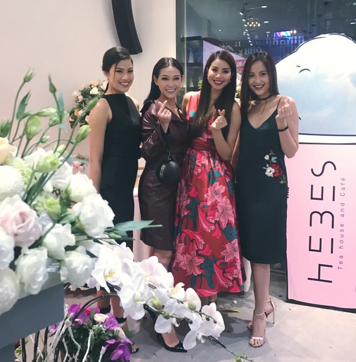 Quan tra sua cua Pham Huong bi tat son anh 1