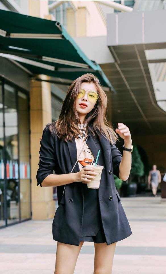 Street style của sao Việt tuần qua ảnh 8 Street style cua sao Viet tuan qua anh 8