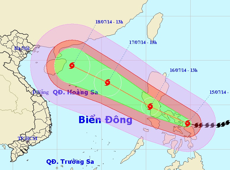 Bao Than Sam co the gay mua 200-400 mm cuoi tuan nay hinh anh