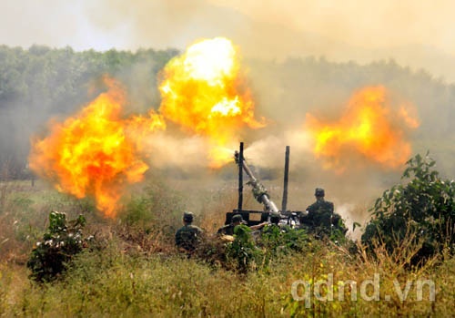 Kết quả huấn luyện, SSCĐ được thể hiện rõ nét trong những cuộc diễn tập bắn đạn thật cuối năm