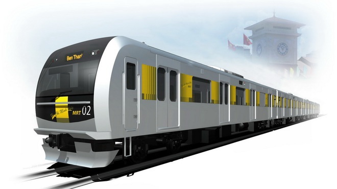 Mô hình chiếc Metro tuyến Bến Thành- Suối Tiên