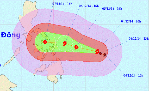 Sieu bao cap 17 dang tien vao Bien Dong hinh anh