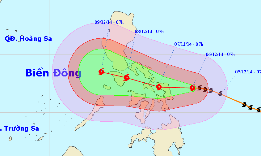 Viet Nam len phuong an doi pho khi bao Hagupit do bo hinh anh
