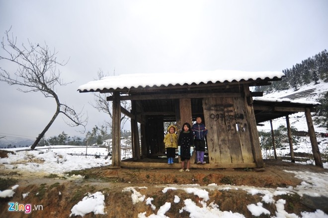 Năm ngoái, Sa Pa có tuyết bắt đầu vào ngày 15/12 - ảnh: Hoàng Anh