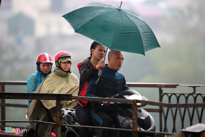 Hà Nội và các tỉnh Bắc Bộ trời tiếp tục mưa rét trong 3-4 ngày tới - Ảnh: Anh Tuấn