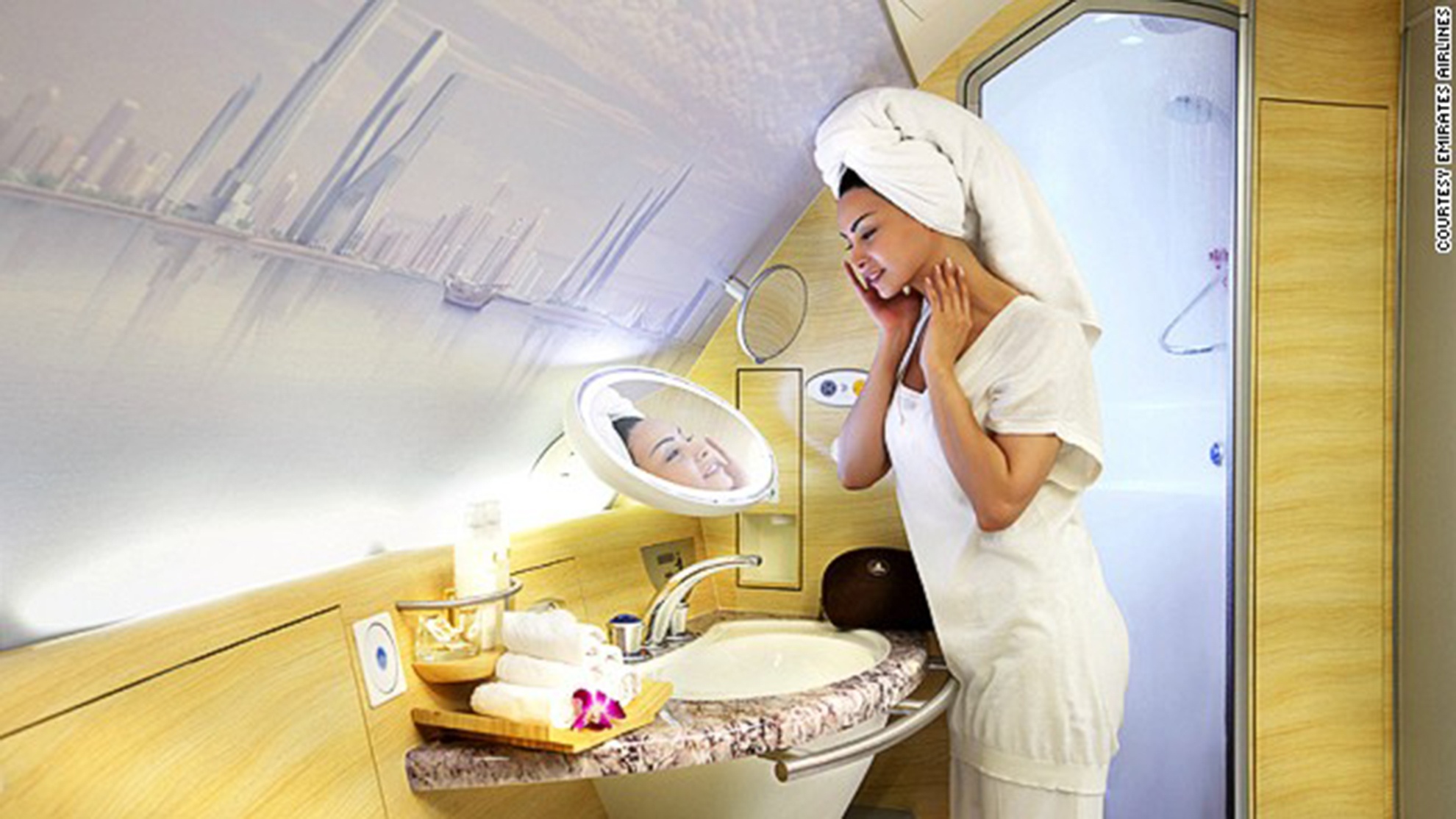 Tien nghi sieu sang tren khoang nhat cua cac hang hang khong hinh anh