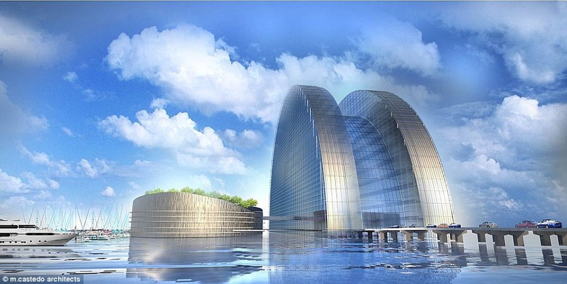 Khach san noi ty do hinh trang khuyet ngoai khoi Doha hinh anh