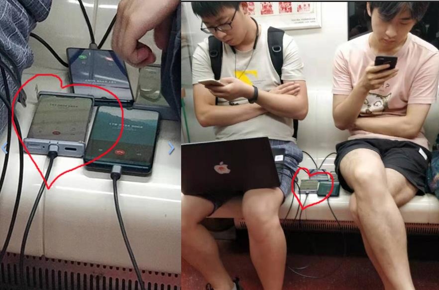 Lộ ảnh Huawei Mate 30 Pro trên tàu điện ngầm ảnh 1 Lo anh Huawei Mate 30 Pro tren tau dien ngam anh 1