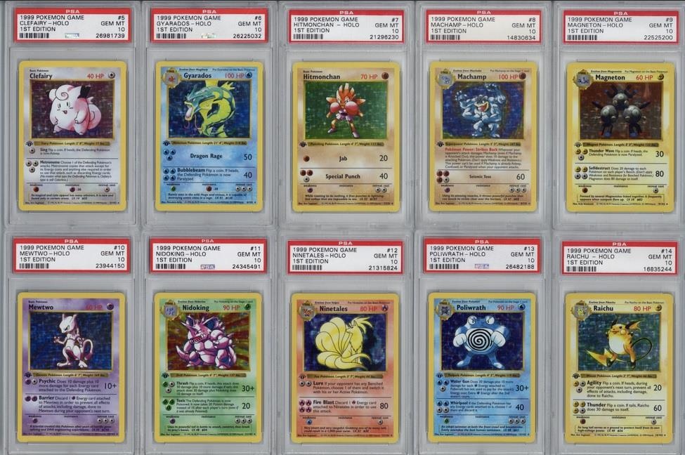 Mot bo the Pokemon vua duoc ban voi gia 107.000 USD hinh anh