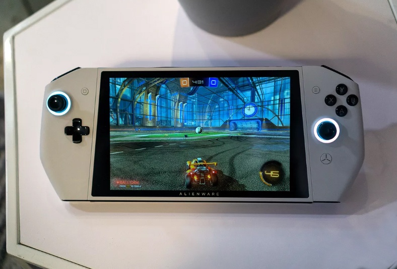 Alienware cong bo may choi game giong Nintendo Switch anh 1