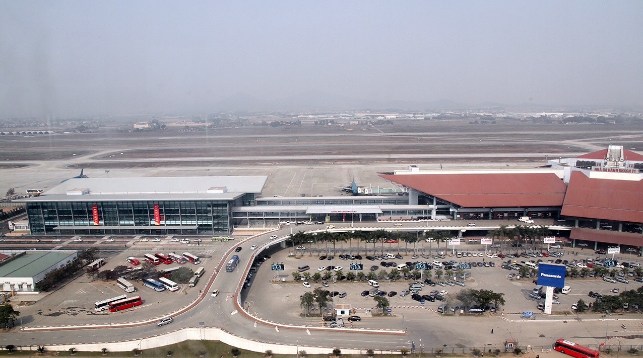 Toan canh sanh keo dai 500 ty cua san bay quoc te Noi Bai hinh anh