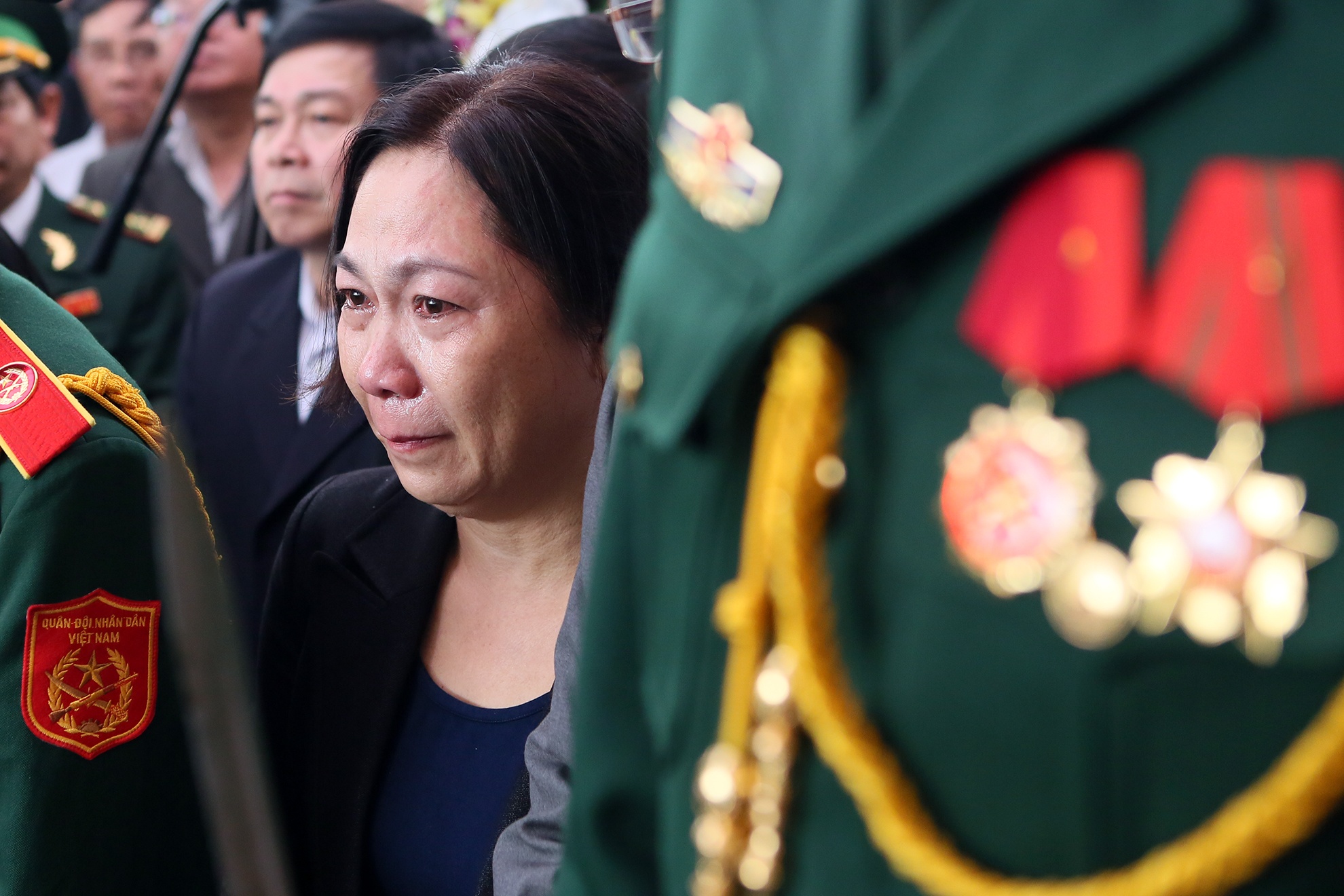 Người nghe xúc động trước những lời tiễn biệt