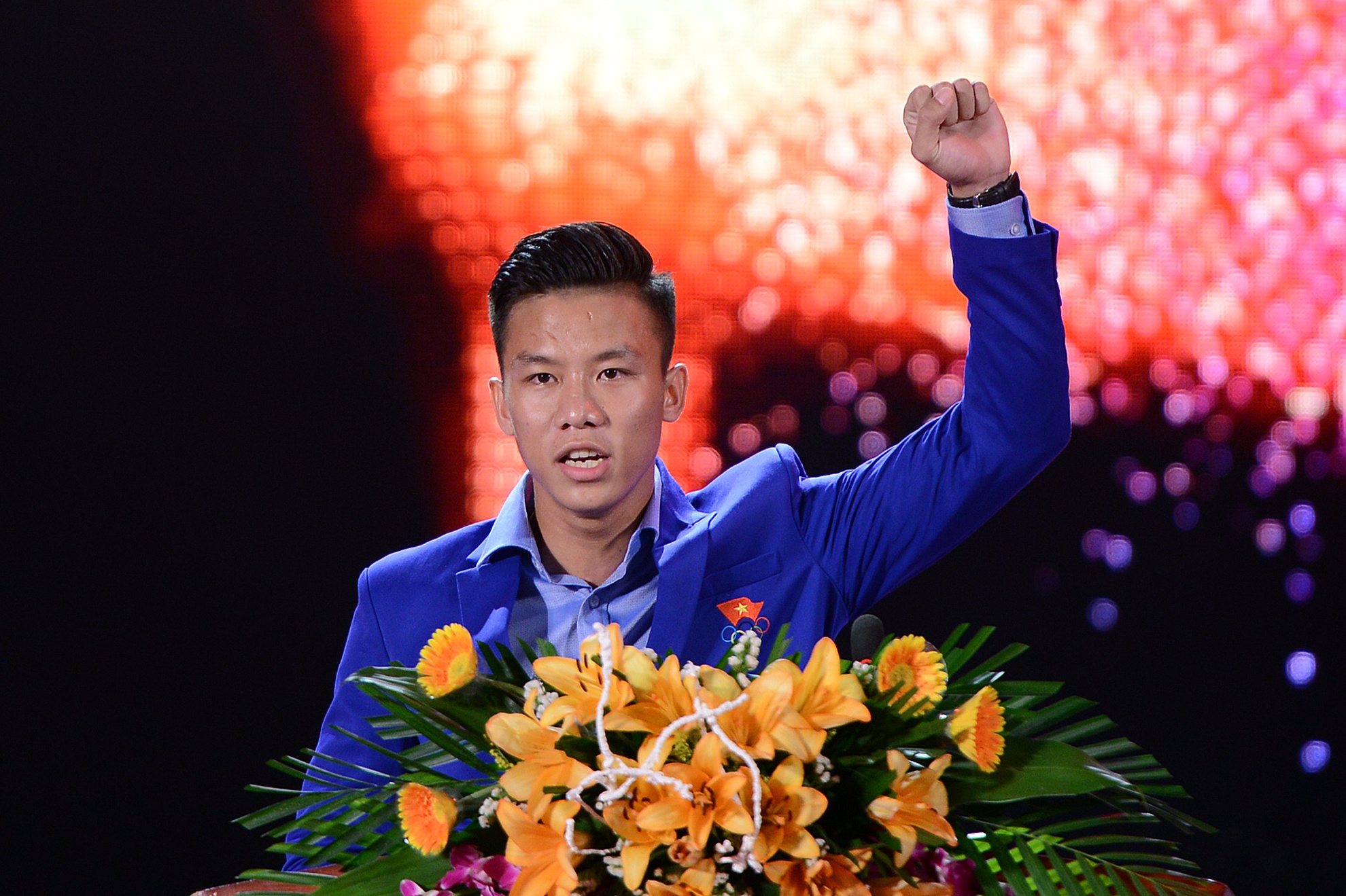 Que Ngoc Hai doc loi tuyen the trong le xuat quan SEA Games hinh anh