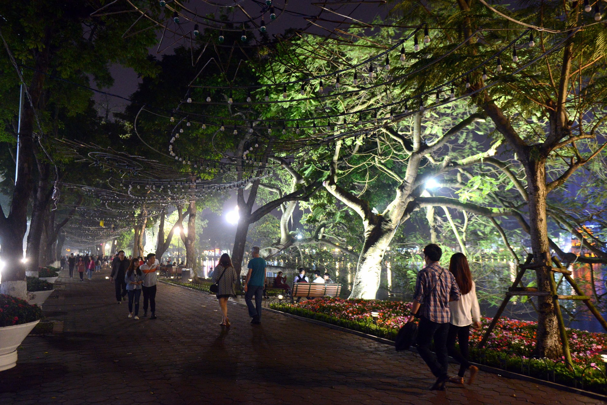 Ha Noi truoc va trong gio trai dat anh 1