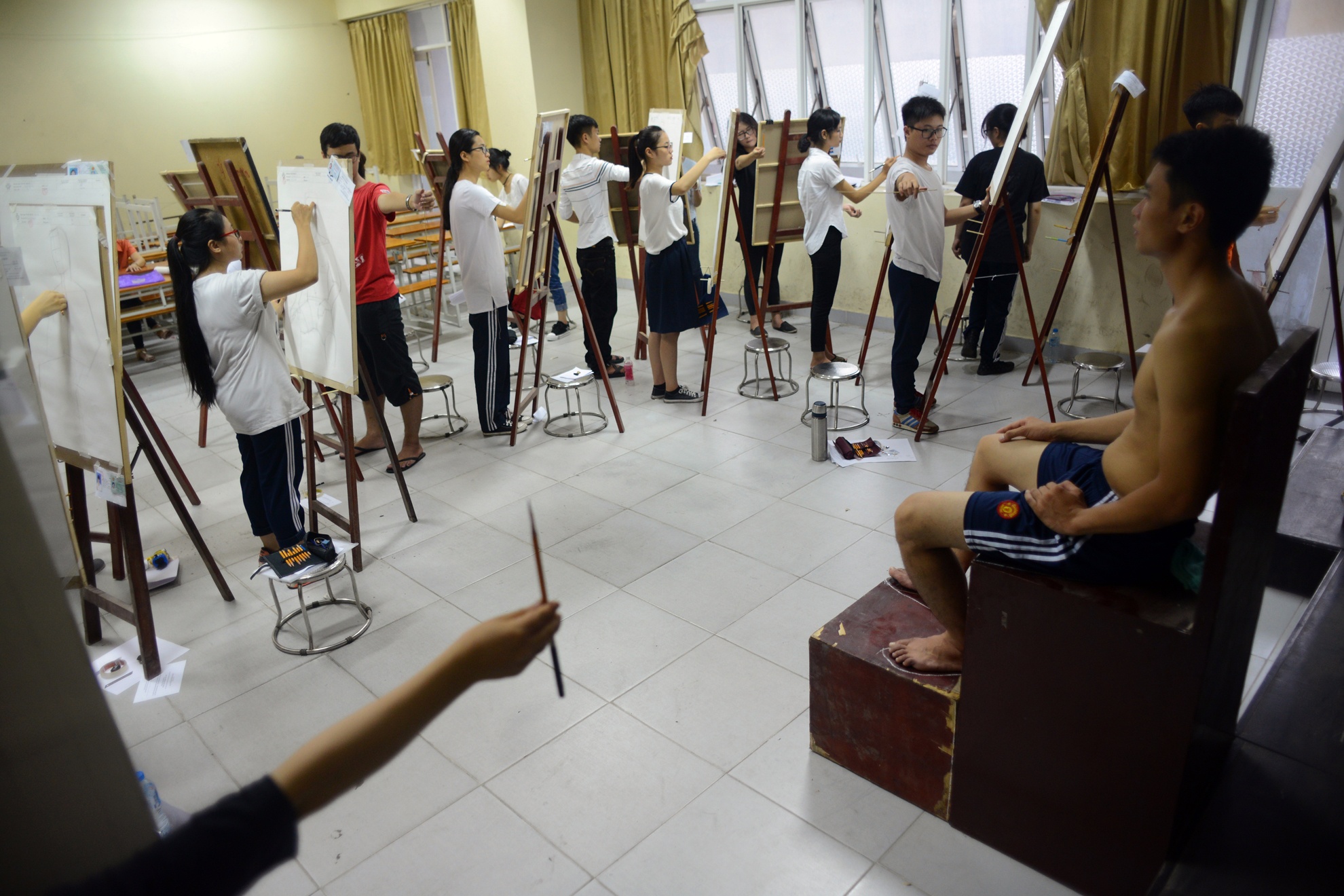 Thi năng khiếu vào đại học ảnh 12 Thi nang khieu vao dai hoc anh 12