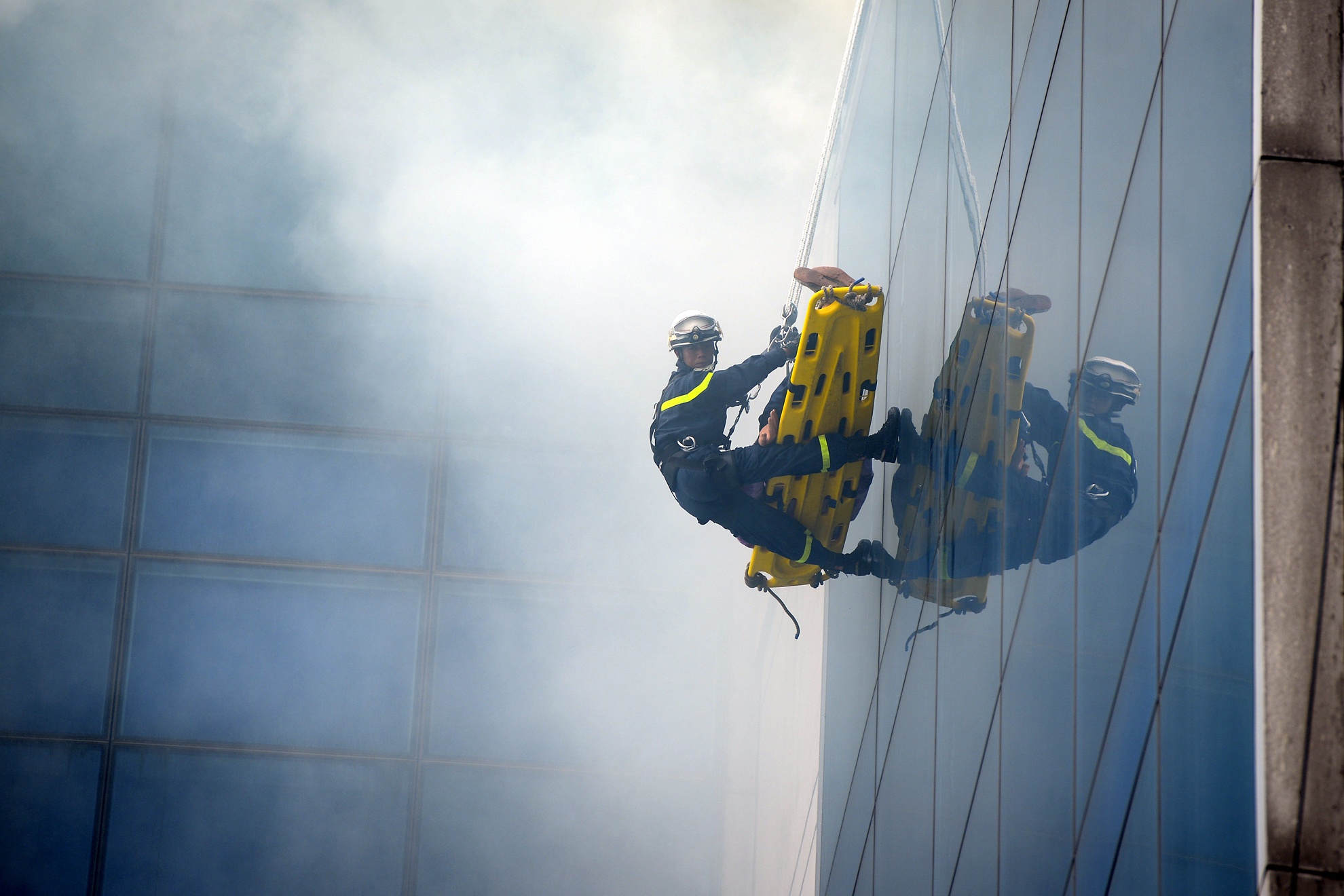 Dien tap chay lon o toa nha Keangnam anh 13