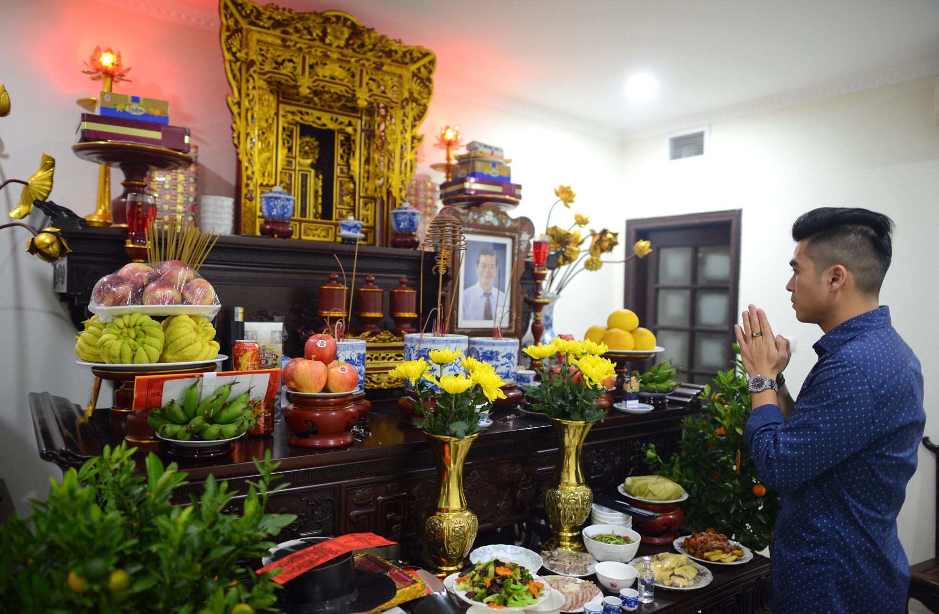 Sai Gon thanh binh chieu 30 Tet anh 14