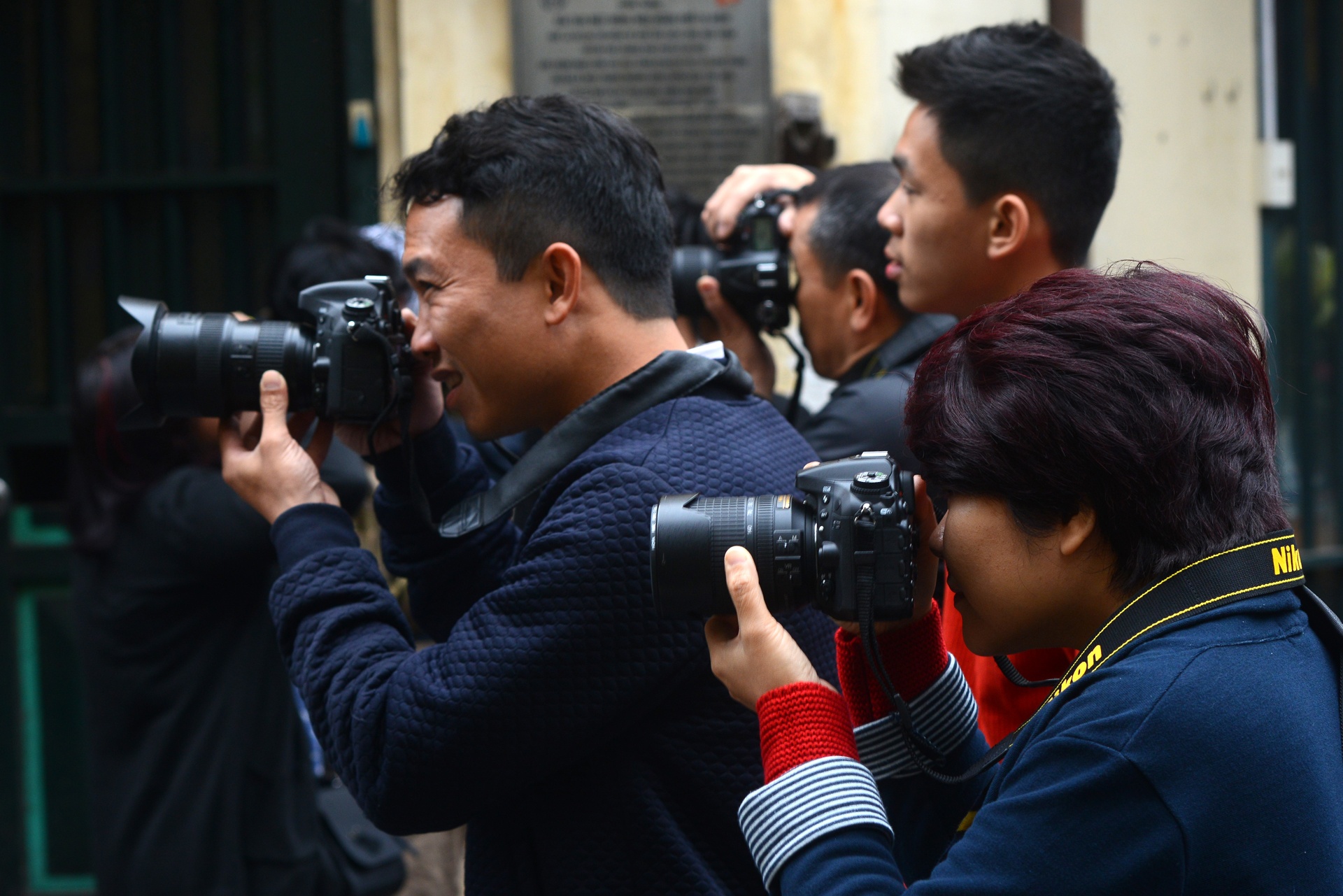 'Pho nhom' do ve pho co sang tac dau nam moi hinh anh