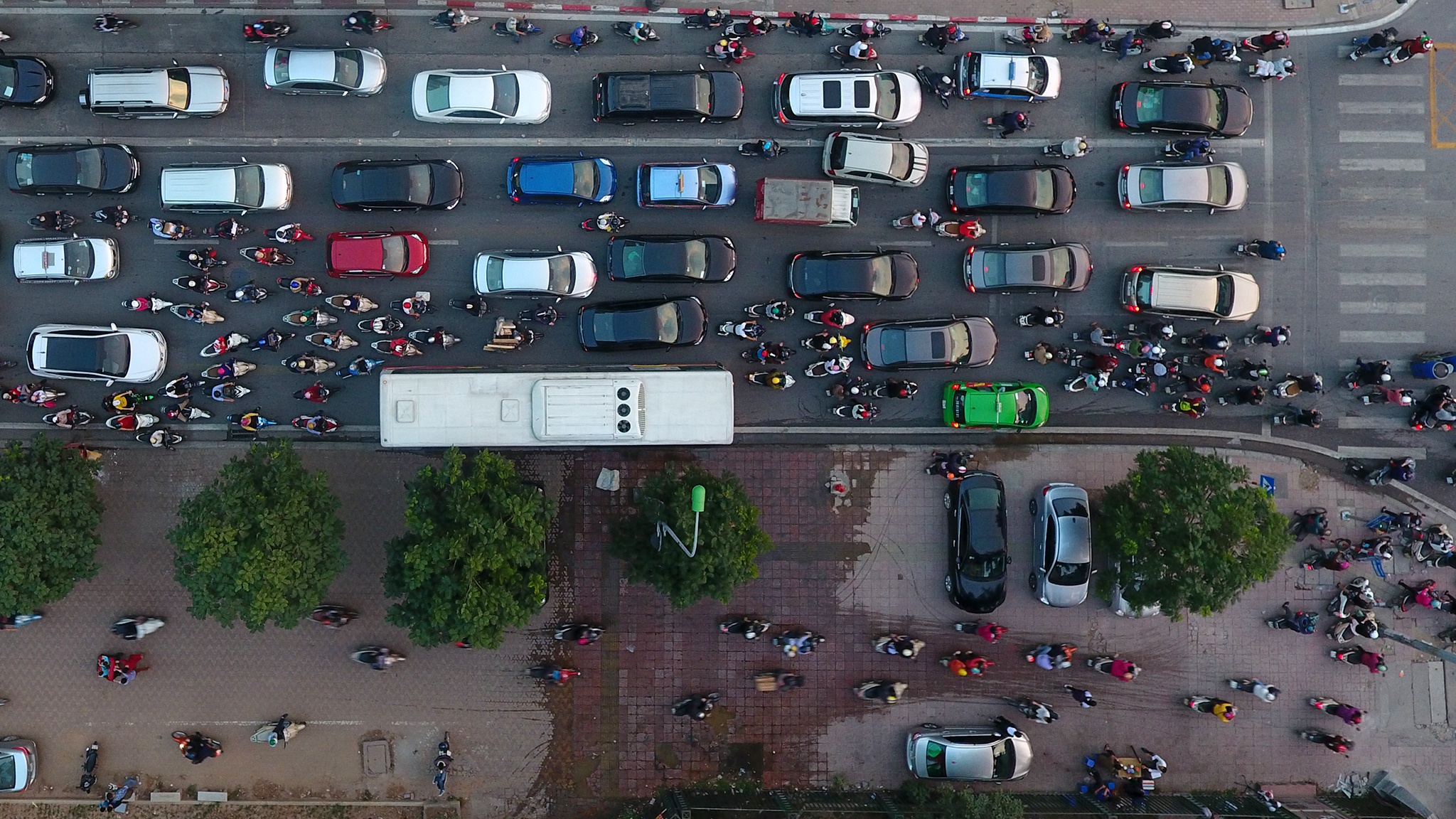 xe may cay nat via he Ha Noi anh 6