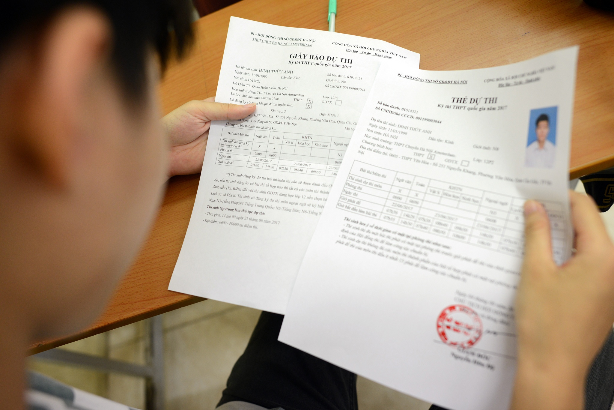thi sinh tu tin truoc ky thi THPT anh 13