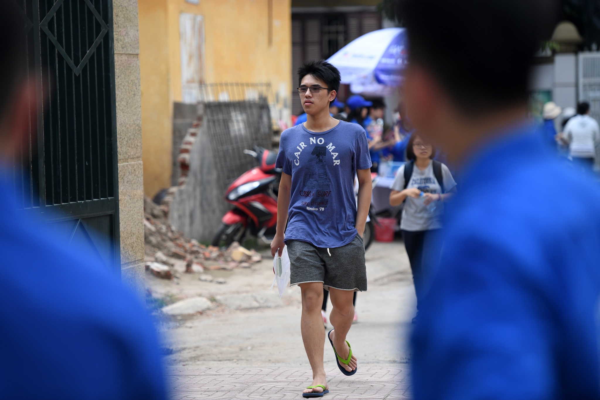 thi sinh tu tin truoc ky thi THPT anh 9