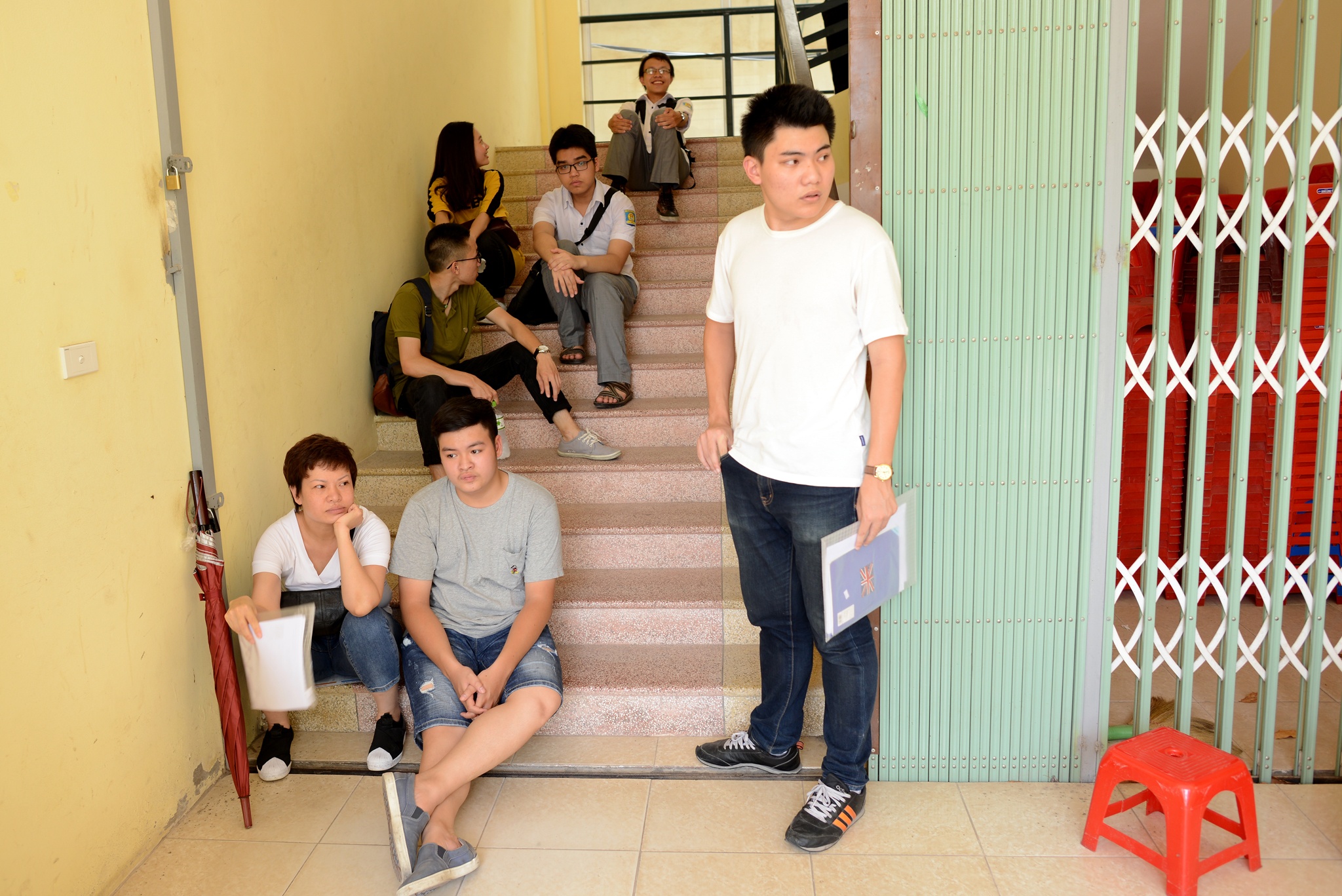 thi sinh tu tin truoc ky thi THPT anh 10